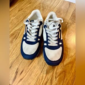 Nautica Navy and White Athletic Shoes